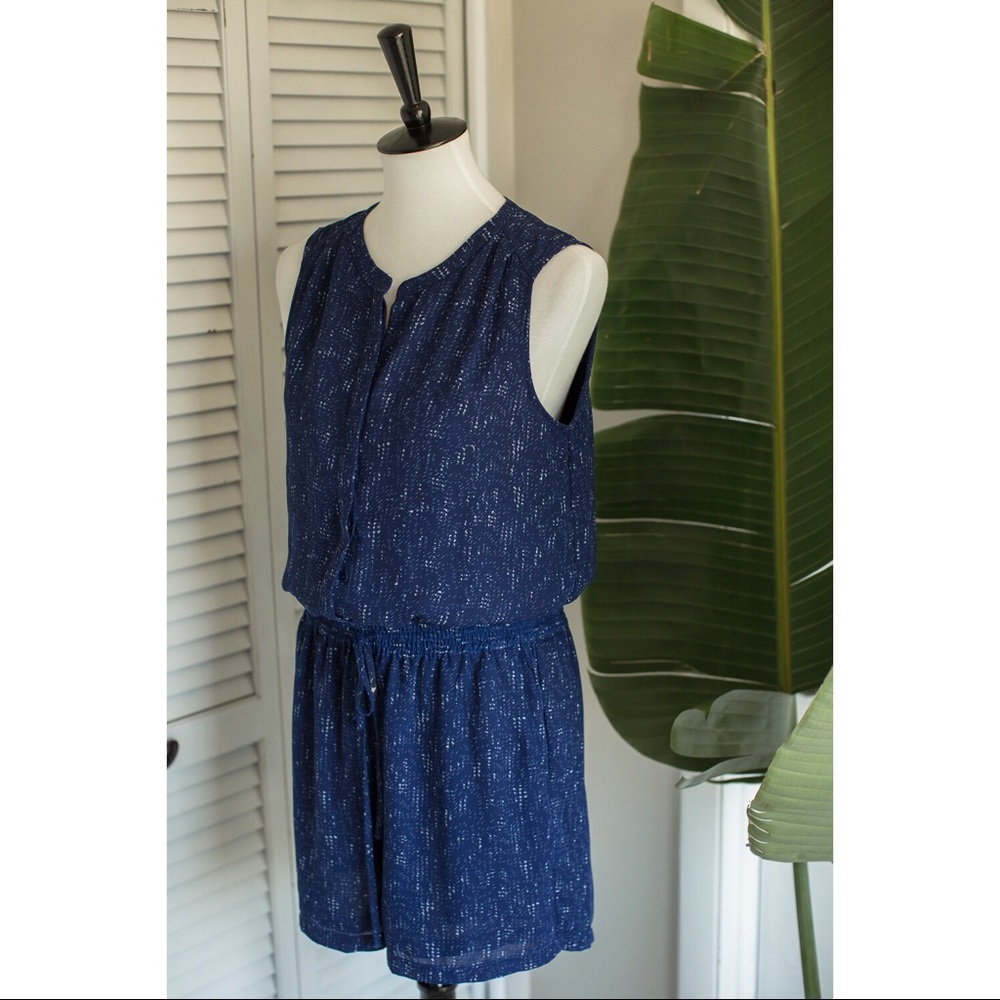 Button down since waist romper